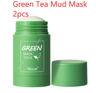 🍃 2️⃣ Cleansing Green Tea Mask – Masque Nettoyant au Thé Vert